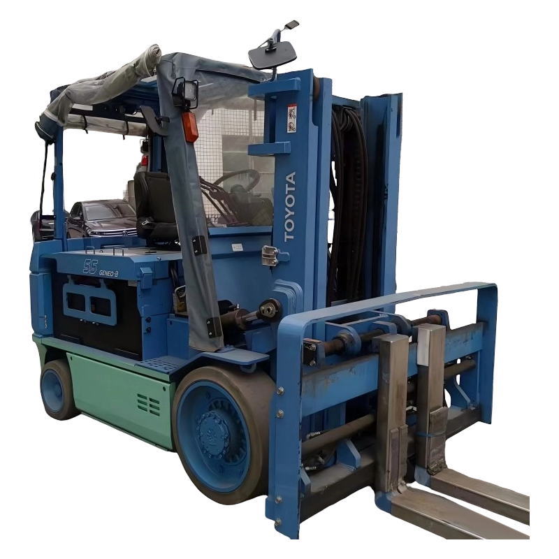 Elektrisk solid dekk 5 tonn brukt TOYOTA blysyre gaffeltruck