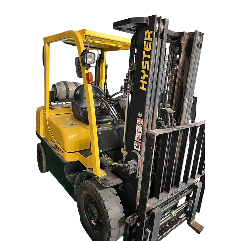 2,5 tonns brukt Hyster LPG gaffeltruck med gaffelposisjoner